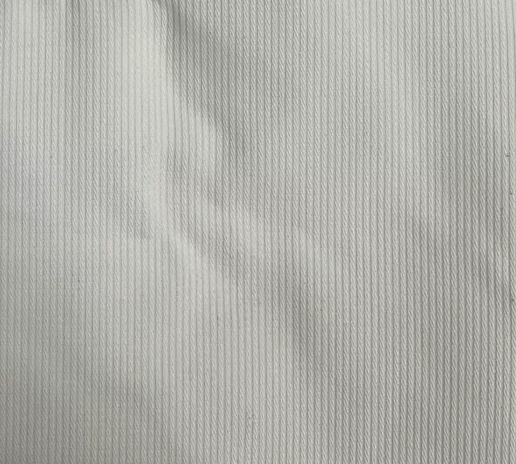 Ribbed fabric sample